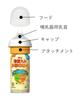 Rakuraku Milk Attachment II x 2 Pigeon Breastfeeding Experience Cap Food Set x 2 Smiling Raku Raku Milk Can Can Be Attached Outing Disaster Prevention