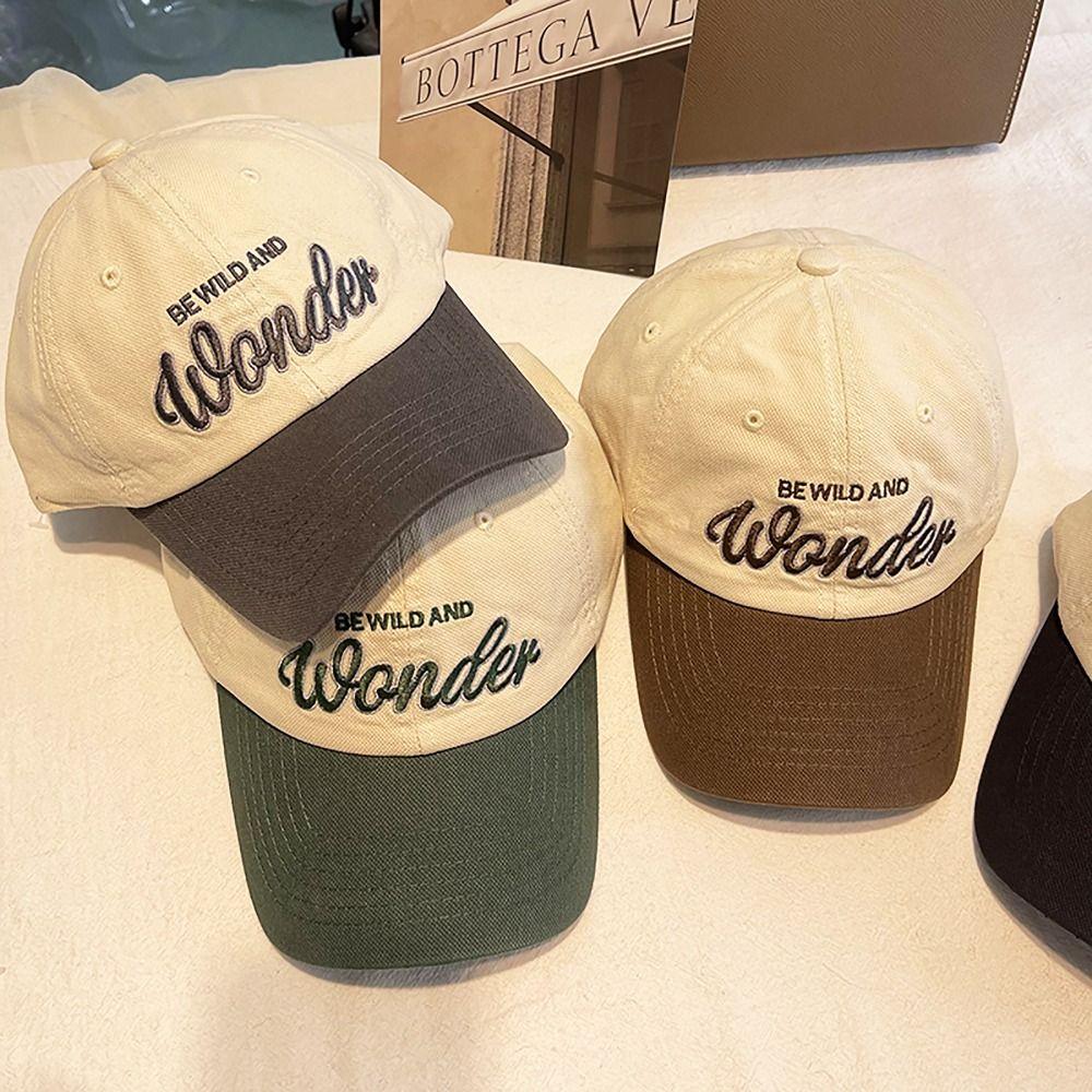 

Письма с вышивкой в ​​стиле хип-хоп Шляпа с утиным языком Шляпа от солнца Удобная бейсболка Спортивная уличная кепка