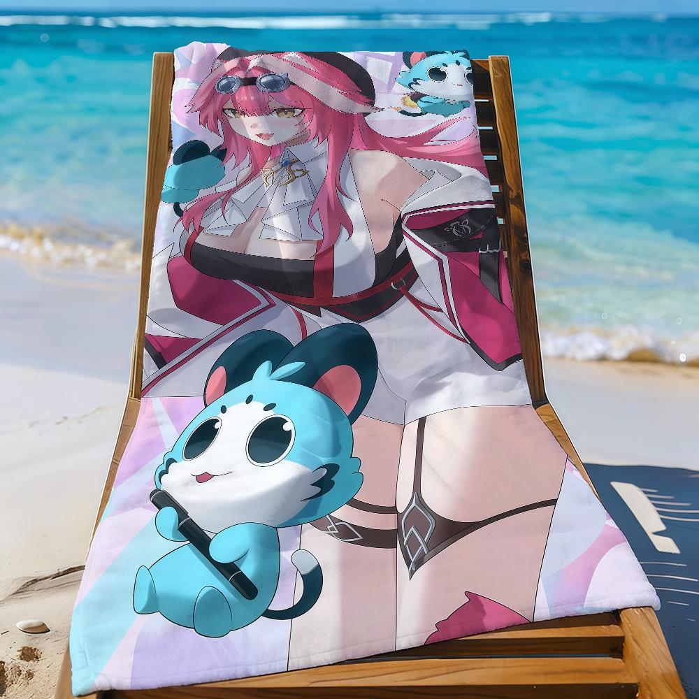 Singer R-Raora Panthera VTuber Towel Sports Quick Dry Travel Camping Gear Sandproof Soft Light Large Beach Towel