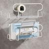 Iron Wet Wipe Storage Rack No Drill Paper Towel Holder Durable Suction Cup Tissue Holder  Bathroom