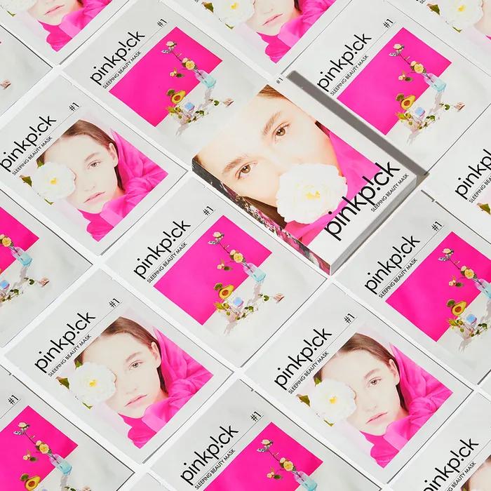 

Маска для сна Pink Pick Спящая красавица 1 КОРОБКА [5 шт.]