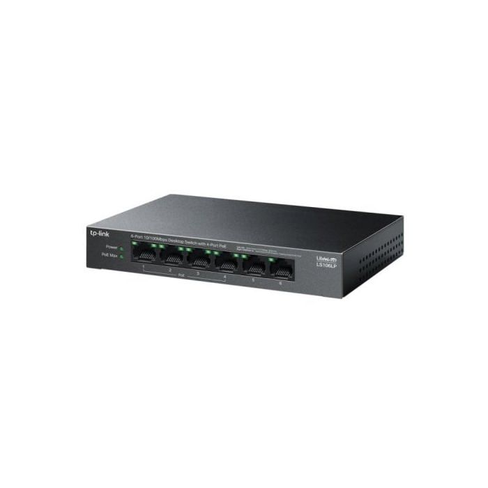 Commutateur de bureau - TP-Link - LiteWave LS106LP - 6 ports RJ-45 - Alimentation PoE - 1,2 Gbit/s