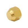 5lots High Temperatures Brasses Flare Nut with Deep Threads for Reliable 1/2 In Tube Terminations
