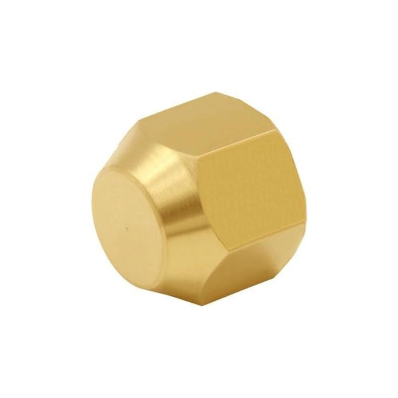 5lots High Temperatures Brasses Flare Nut with Deep Threads for Reliable 1/2 In Tube Terminations