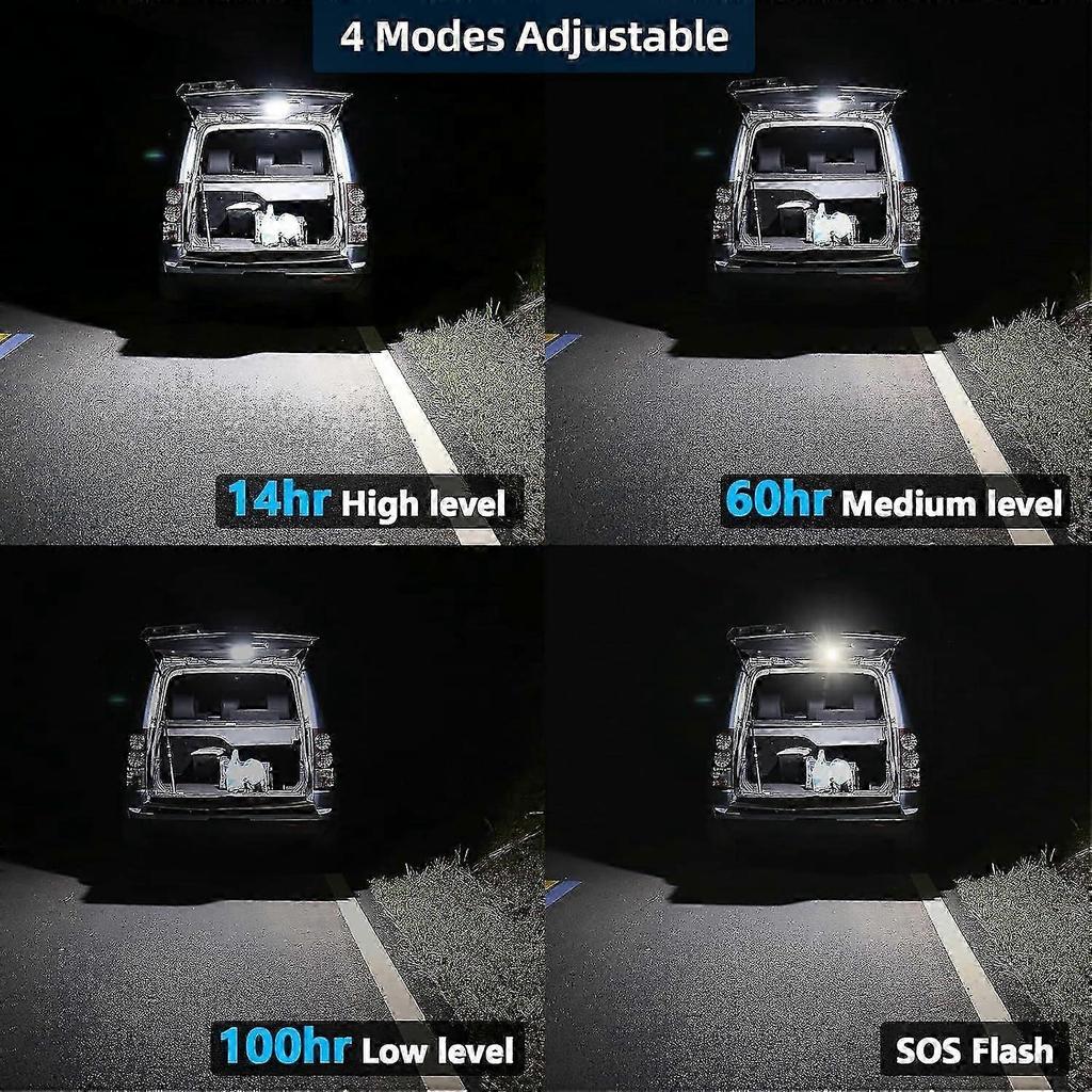 10000mAh 30W 4000LM Rechargeable Camping Lantern - Magnetic, 4 Modes & IPX5 Waterproof for Emergencies