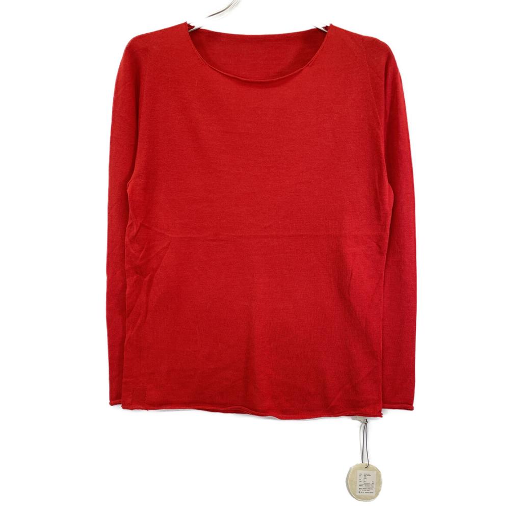 TOYOBOSHI NANATSU 09IT-SC0001 Silk Cashmere Top In Red Tops 2 RedUsed