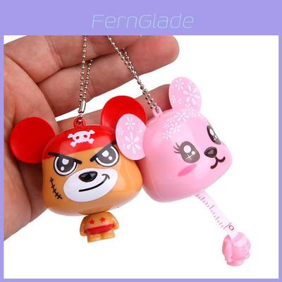 Couples One Piece Bear Keychain With Abs Material For Car And Bag Decorations