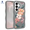 Applicable to Samsung S26/25plus mobile phone case matte S24Ultra skin wavy anti-drop s23 protective case