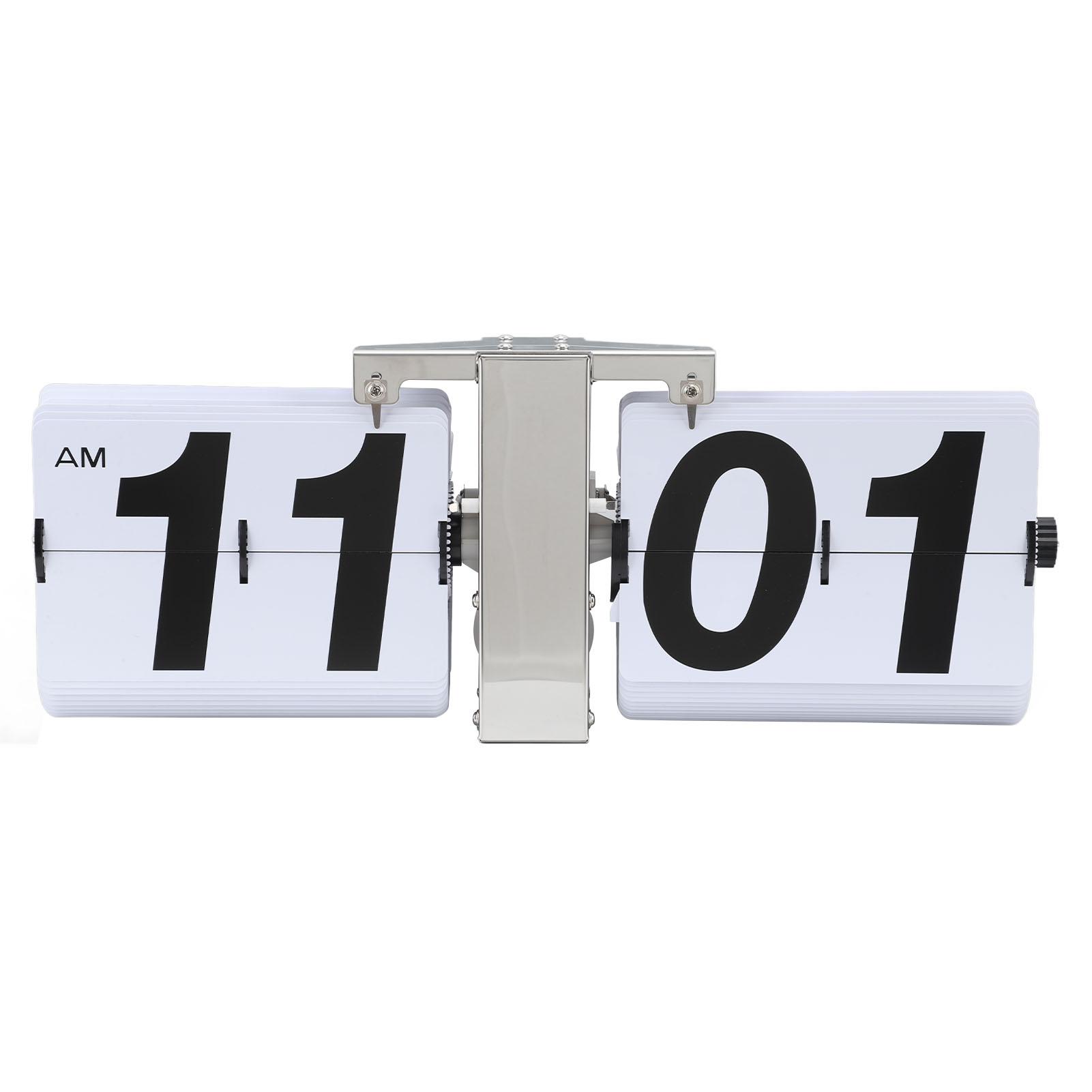 

Настольные механические часы из нержавеющей стали и ПВХ, съемные карты, минималистичные, на батарейках, для гостиной