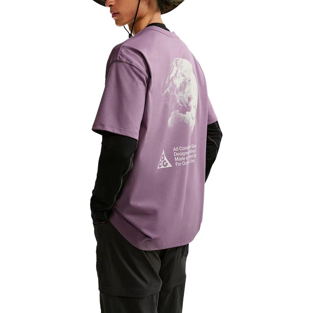 Nike ACG Dri-FIT Solid Loose Fit Crew Neck Short Sleeve Quick Dry T-Shirt Men Tops IH1289-536
