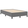 Box Spring Bed Light Grey 120 x 190 cm Cord Fabric