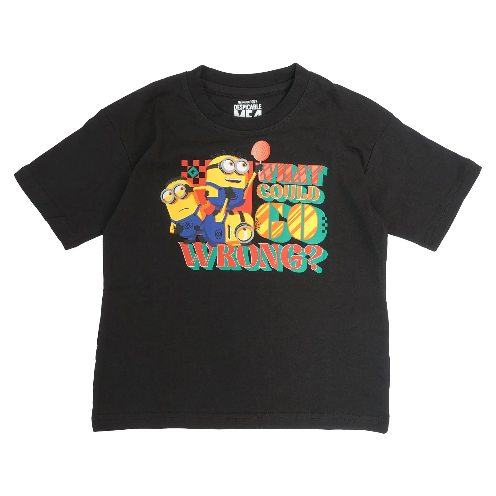 

FinePlus Миньоны Гадкий Я DM4 Не Остановить Принтованная Футболка, Фил, Рон, Ральф, Персонаж