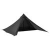 Thous Winds Zelt Solo Leicht Auf- und Abbau Einfach Ein-Stangen-Zelt Kompakt 4-Jahreszeiten Pyramidenzelt 2-Personen Camping Outdoor Wandern Winddicht