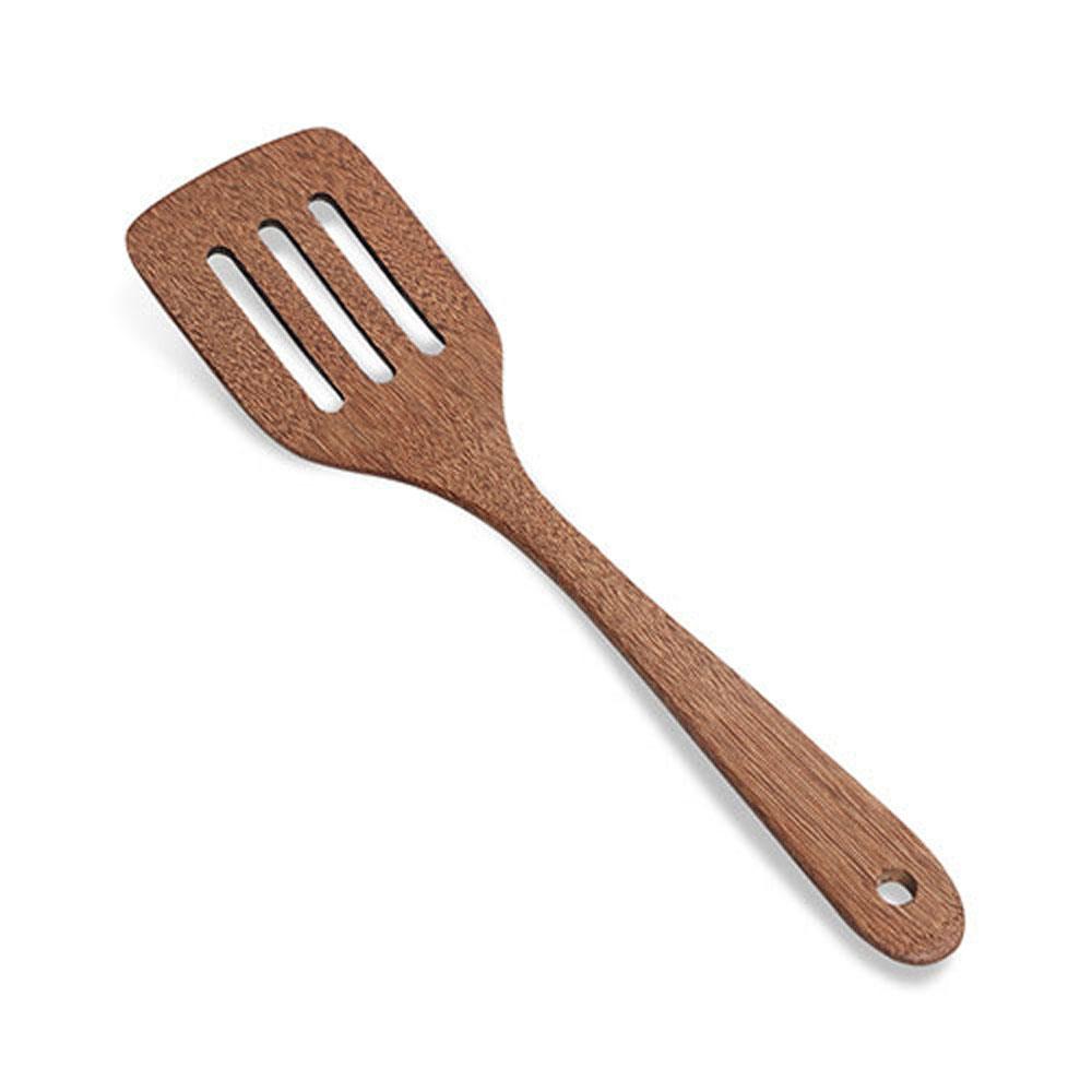 Wooden Nonstick pan Meat Kitchen Tools Mixing Spoon Soup Scoop Ladle Cooking Shovel Rice Spatula