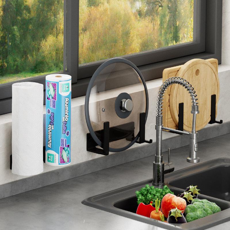 Punch-Free Kitchen Rack for Pots, Cutting Boards & More