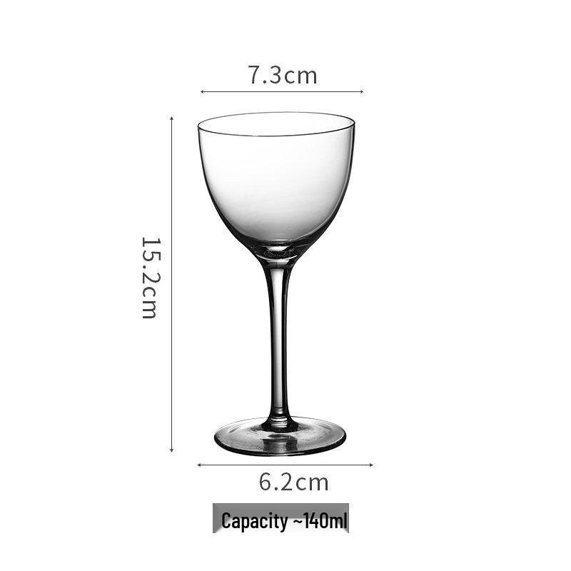 Creative Kimura High-Stemmed Crystal Japanese Martini Glasses