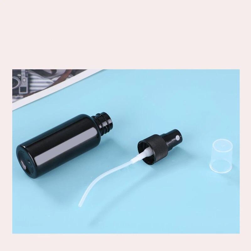 5pcs 10ml-100ml Black PET Spray Bottles-UV Protection Travel Refillable Containers for Alcohol,Cosmetics,Portable Fine Mist Sprayer Bottles