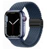 Geflochtenes Solo Loop-Armband aus Nylon für Apple Watch Band Ultra2 49 mm 9 8 7 41 mm Metall-Magnetarmband 45 mm 6 5 4 SE 44 mm verstellbarer elastischer iWatch-Gurt