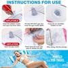 Livhil Set da 3 amache galleggianti per piscina, materassini gonfiabili per piscina, amache acquatiche, galleggianti per piscina per adulti