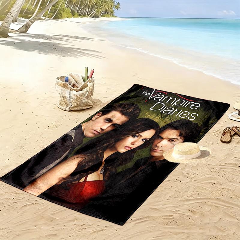 Supernatural Love Mystery Beach Towel Beach Soft Outdoor Pool Towel Seaside Swim Printing Comfort Beach Beach Towel