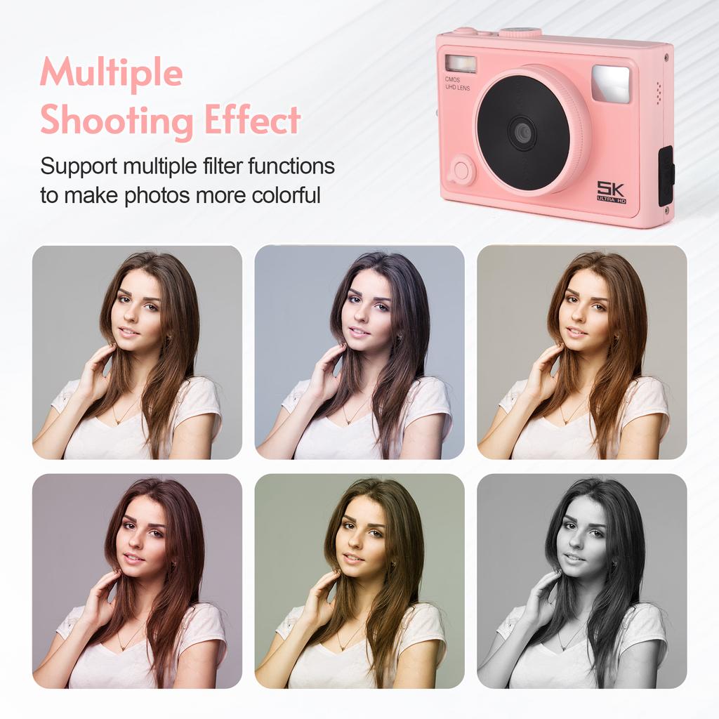 5K Digitale Camera WiFi Digitale Videocamera 72MP Dubbele Lens 2.8 Inch IPS Scherm Autofocus 18X