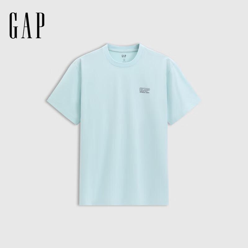 Хлопковая футболка Gap унисекс с принтом и логотипом 165/88A