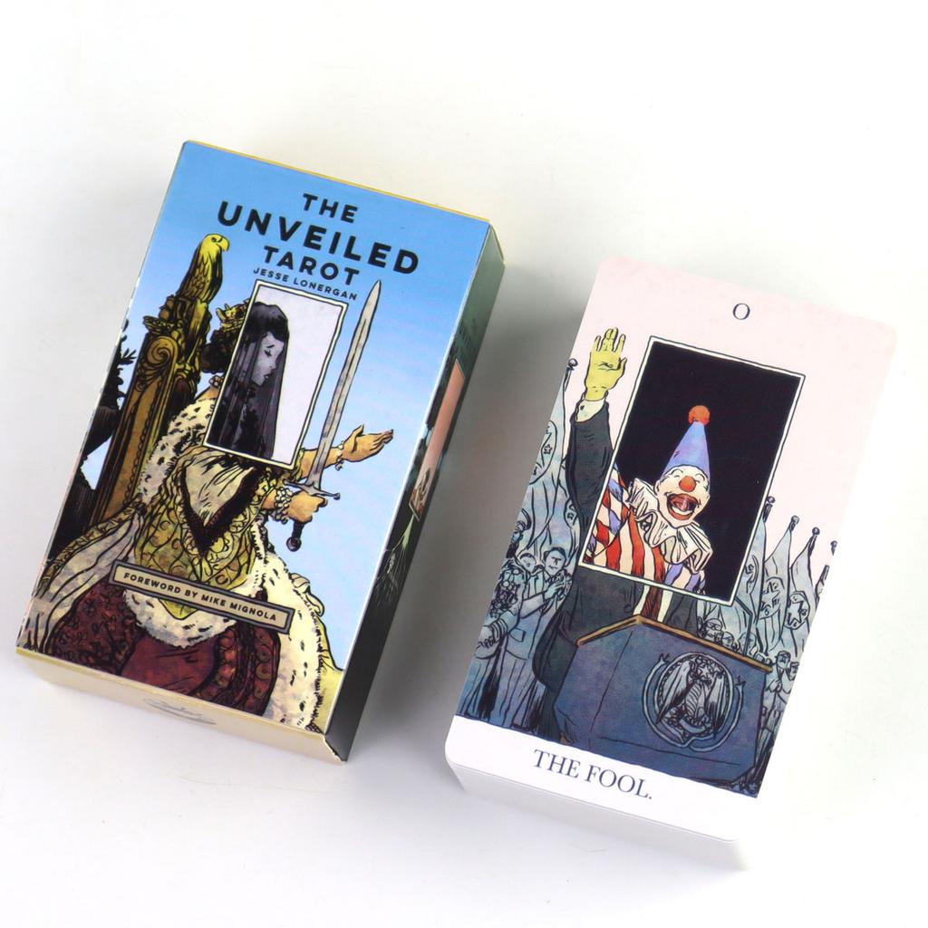 The Unveiled Tarot 80 Pcs Tarot Cards (with 2 Special Cards) Pocket Edition 10.3*6cm