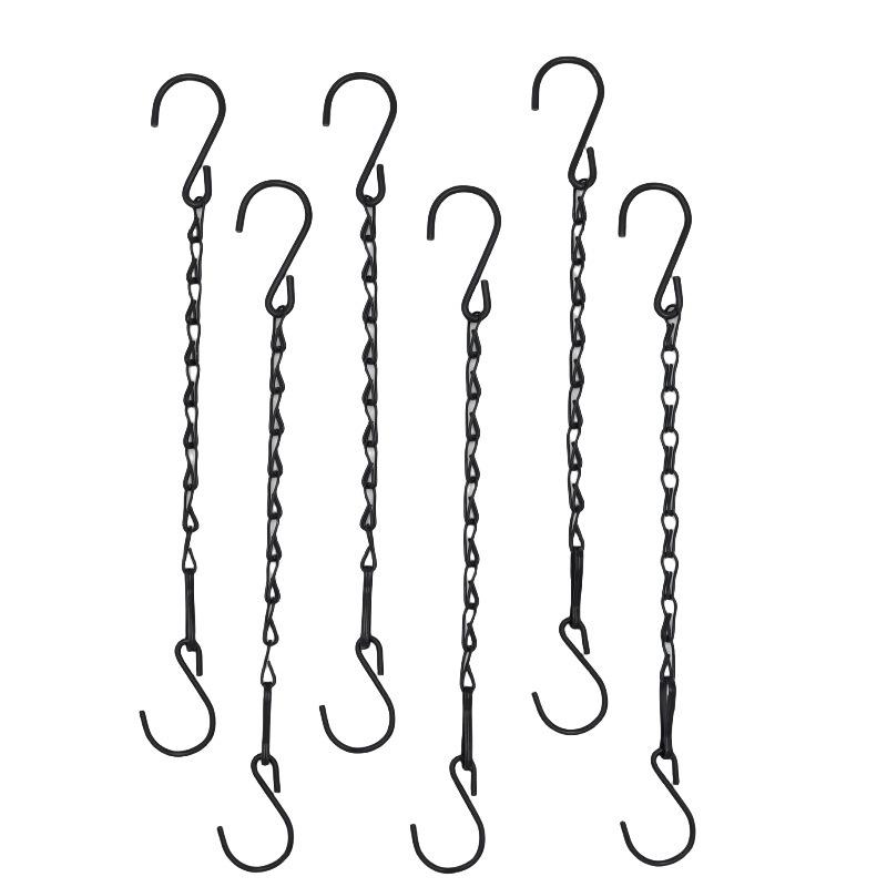 Plant Hanging Chains for Flower Pot Basket Versatile Length Sturdy Metal for Bird Feeder Planters Lanterns Ornaments Home Garden Support
