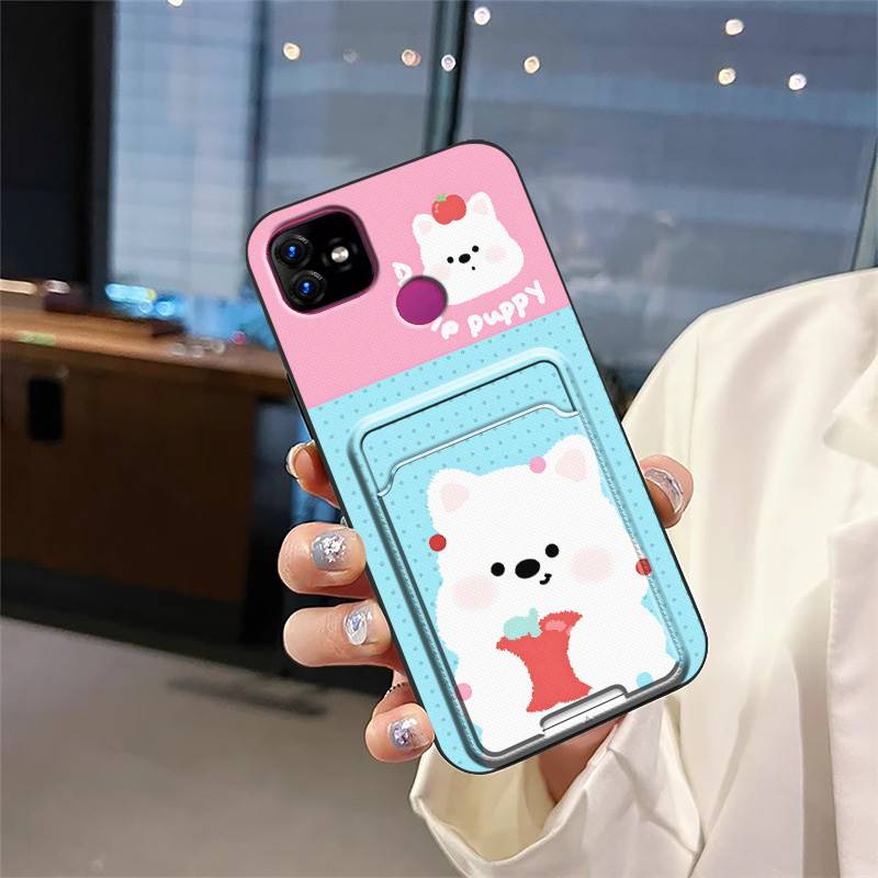 Waterproof Back Cover Phone Case For Itel P36/P36 Pro/vision1 Plus Durable Card slot Full wrap Fashion Design Soft case