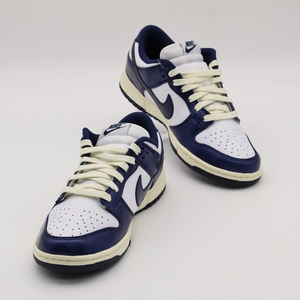 FN7197-100 Nike Dunk Low PRM Midnight Vintage Navy White Coconut Milk (Women's)