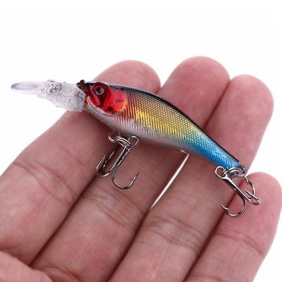 1pc Realistico Pike Lure Hengjia Wobbler Mini Minnow Fishing Lure Esca Artificiale 4g