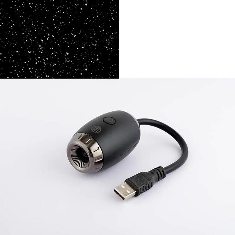 

Romantic LED Starry Sky Night Light USB Powered Saturn Galaxy Projector Lamp for Car Roof Party Room Ceiling Decor Plug and Play