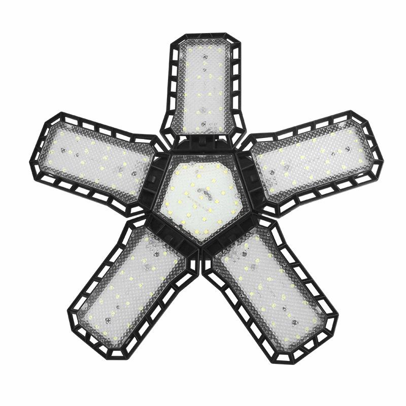 1PC LED Light E27 Deformable LED Garage Light 80W 45W LED Bulb Folding Lamp