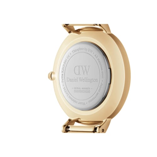 Daniel Wellington Petite Watch, 32mm, Double-Plated Stainless Steel (316L) with Gold, Gold, 32mm