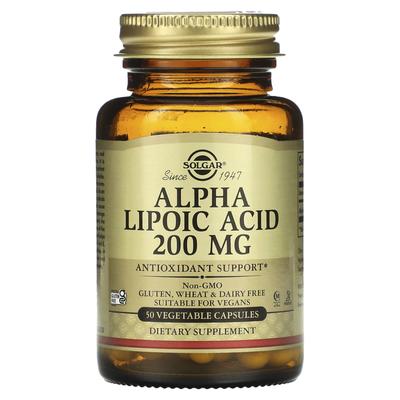 Alpha Lipoic Acid, 200Mg, 50 Veggie Caps