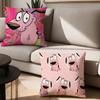 Housse de coussin C-Courage le C-Lâche-S Chien Décoration de Maison Housse de Coussin Convient Pour Chambre à Coucher Voiture Bureau Canapé