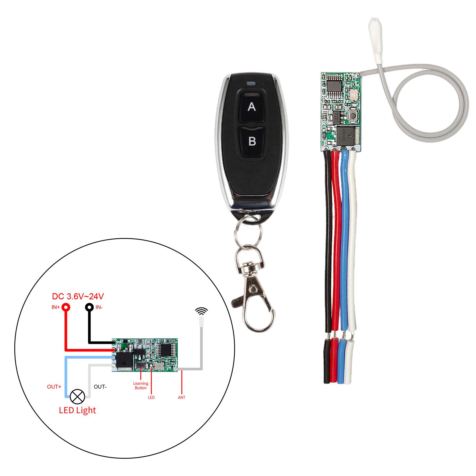 

Receiver Transmitter Transmitter 1 Wireless Switch for Garage Indoor