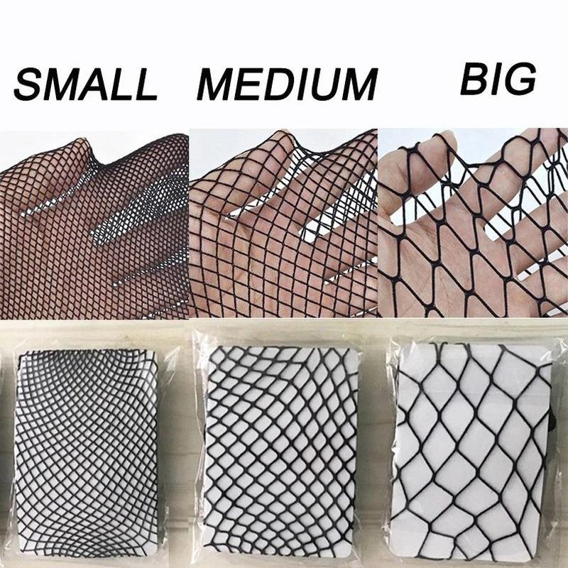 1/3 Pairs of Women Fishnet Stockings Super Stretchy High Waist Leggings Tights Black Net Pantyhose Large Medium Small Mesh Stockings