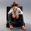 12cm One Piece Anime Figure Luffy Sitting Position Action Figure PVC Model Collection Statue Figurine Doll Toy For Birthday Gift