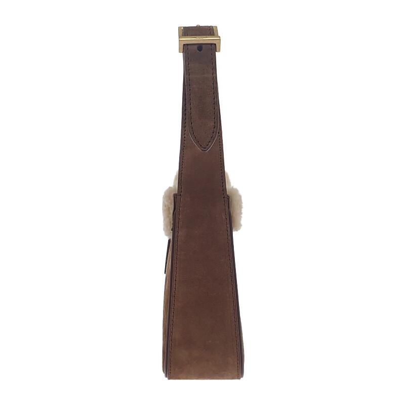 Saint Laurent 65722811ZLW Shoulder Bag Brown Suede/Bore Women