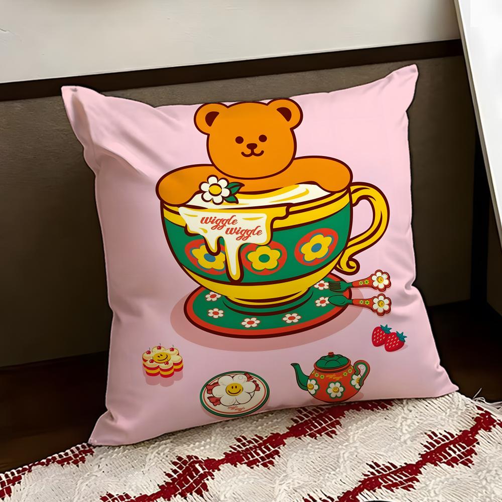 Brand WwiggleS WwiggleS Cushion Cover Reversible Soft Durable Pillow Cover Home  Car MultiScene Use for Daily Comfort