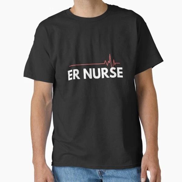 Er Nurse Classic Tshirt Made In Usaaus Tshirt S2xl S