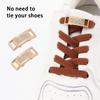1 Pair Diamond Lock Shoelaces Without Ties Elastic Laces Sneakers No Tie Shoe Laces Kids Adult 0.8cm Flat Shoelace for Shoes New