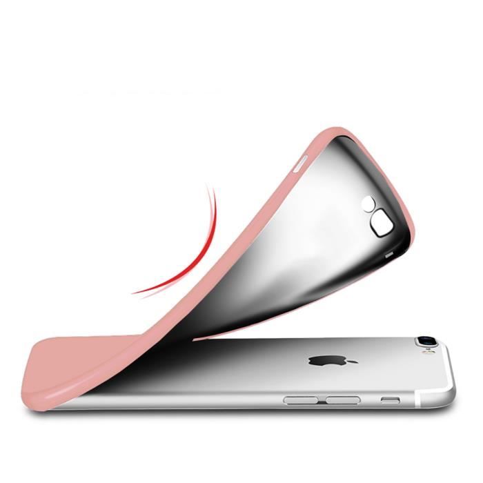 Coque iPhone 8 - Apple - Silicone Anti-choc - Ultra Fine - Flexible - Mat