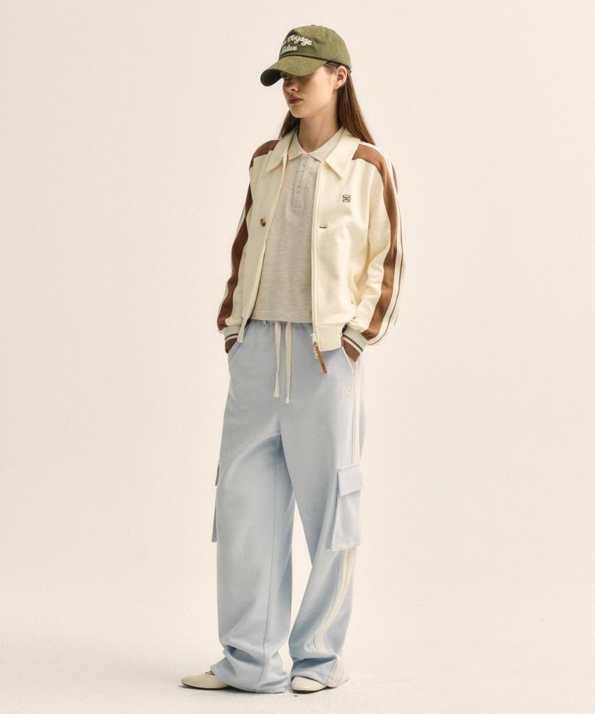 Seteo Roton Cargo Track Pants Sky Blue