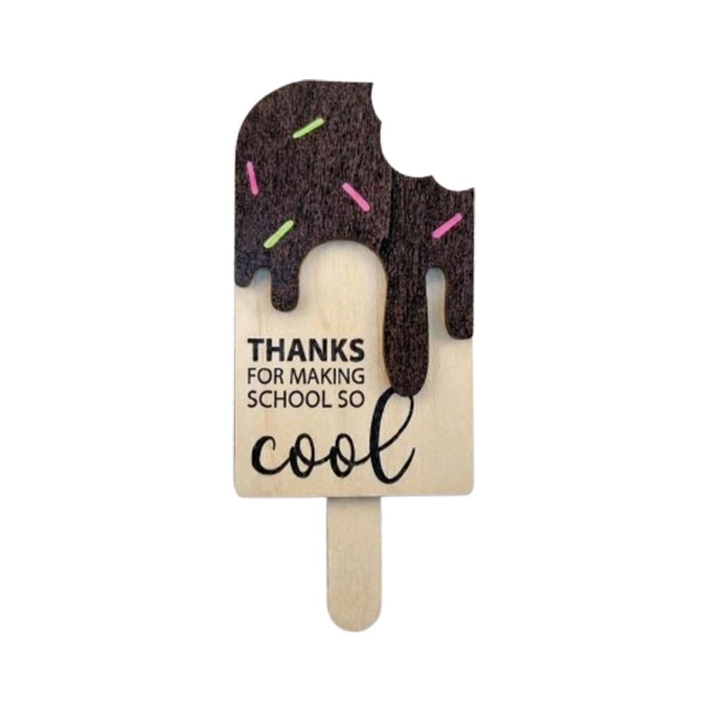 

Melting Ice Cream Gift Card Storage Box Refined Engraving Popsicle-shaped Card Box End of Year хакі