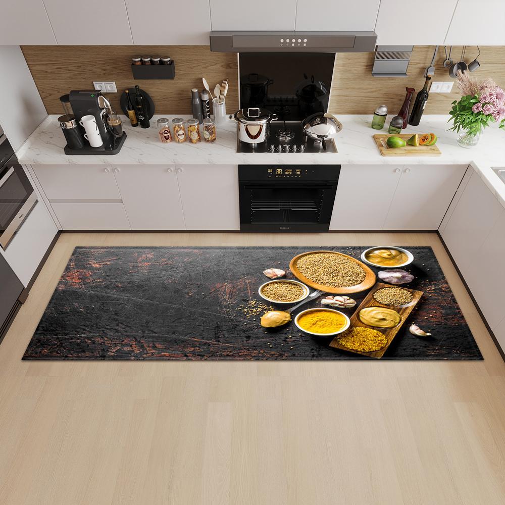 Kitchen Mat Entrance Door Mat Living Room Bedroom Long Carpet Corridor Non-slip Floor Children's Carpet