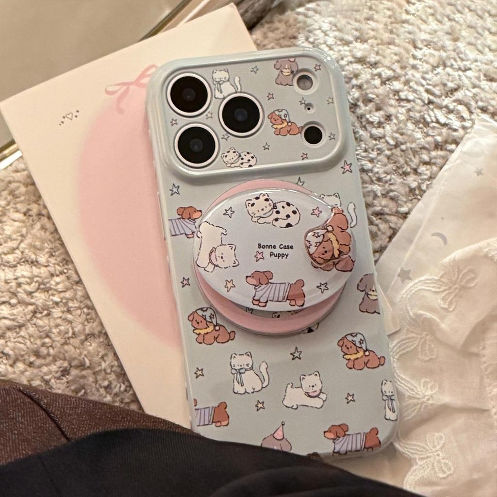 Cartoon Animal Magnetic Phone Case Compatible with iPhone 16, iPhone 17, and iPhone 17 Pro Max