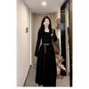 Women's 2024 French Style Long-Sleeved Dress: Early To Late Autumn Temperament Korean-Inspired Long Skirt
