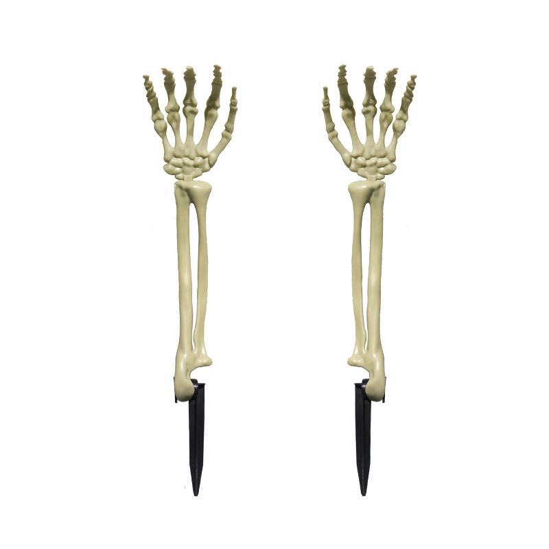 2PC Simulated Hand Bone Skeleton Garden Ghost Hand Bone Yard Ground Insert Halloween Multiple Options Available